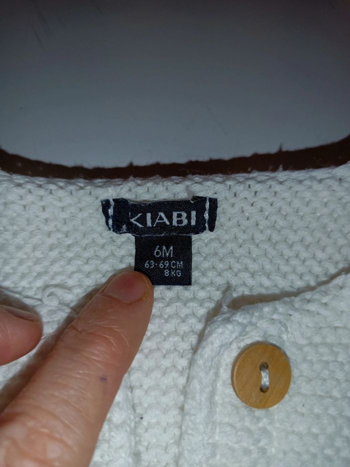 Gilet blanc épais - photo numéro 3