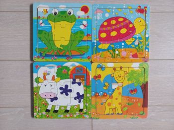 lot 4 petits puzzles