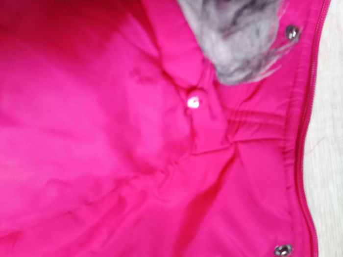 Doudoune mi-longue rose foncée taille 40 - photo numéro 8