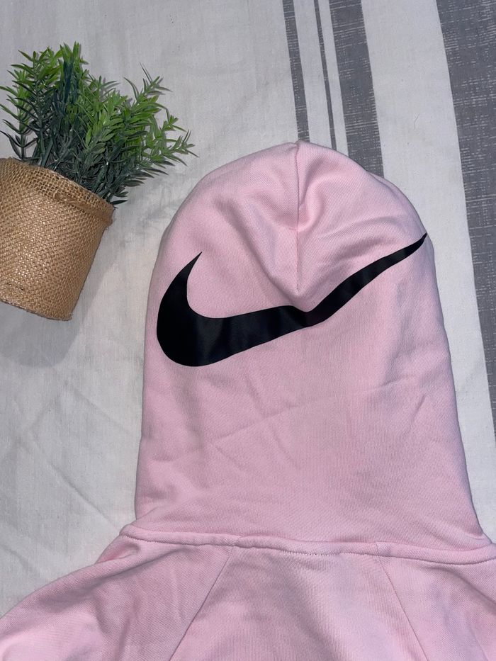 Sweat Nike Crop Top – Taille S - Rose, Très Bon État - photo numéro 4