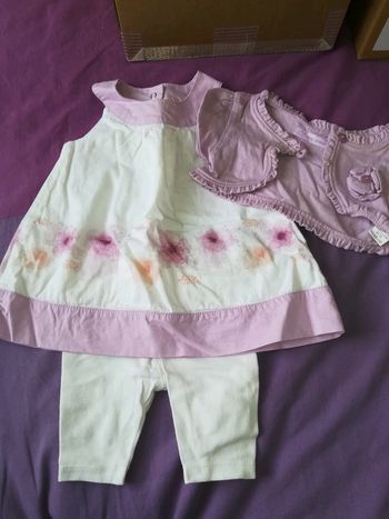 Ensemble robe + leggins + boléro