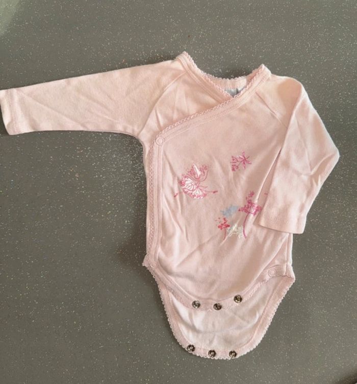 Lot de 6 bodies 1 mois manches longueSb - photo numéro 2