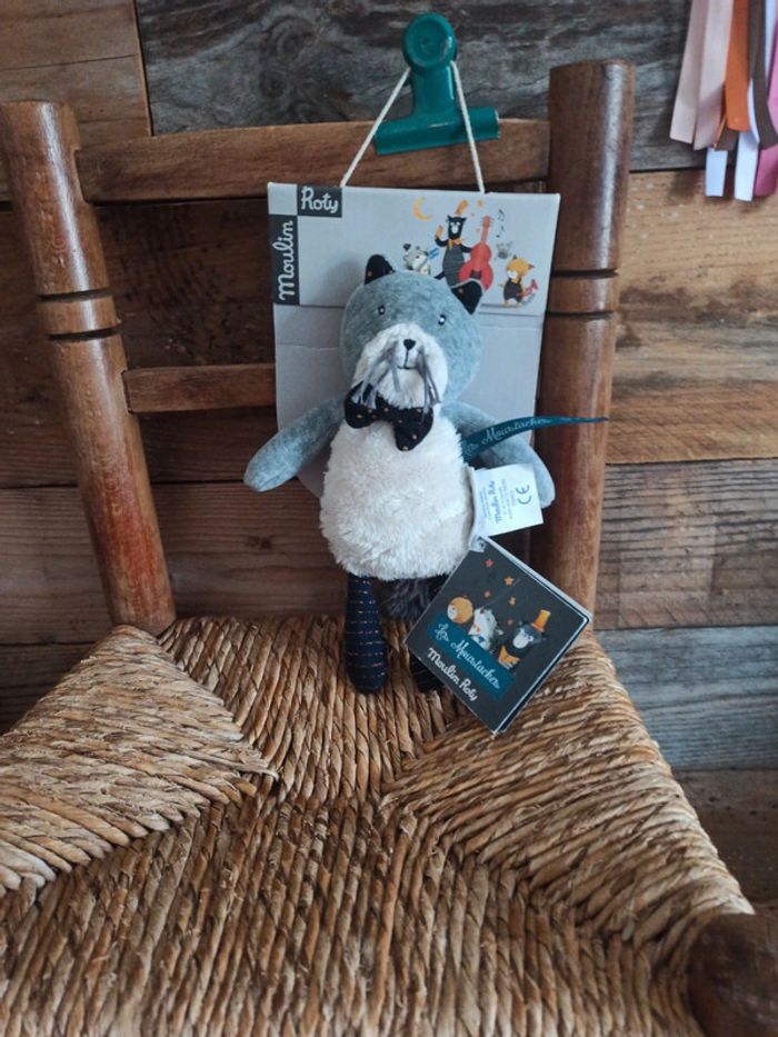 Peluche chat Fernand moulin roty neuf - photo numéro 2