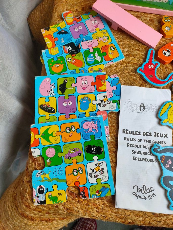 Coffret jeux en bois Barbapapa - photo numéro 8