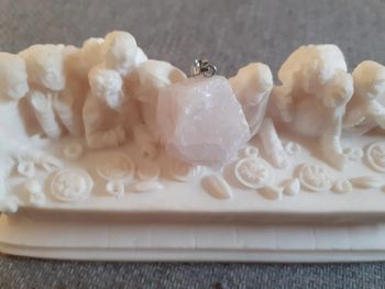 pendentif en quartz rose