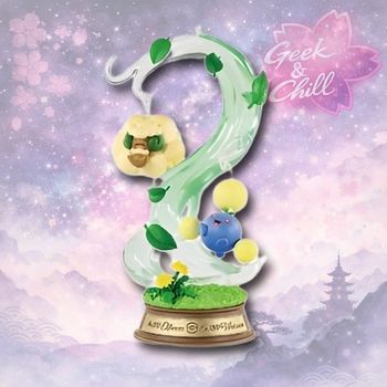 Figurine Re-Ment Pokémon - Swing Vignette 4 - Farfaduvet Cotovol