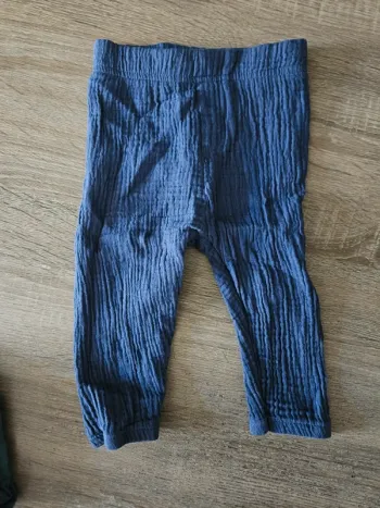 Pantalon fin gaze de coton taille 3-6 mois 🌸