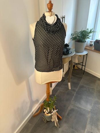 Blouse sans manche col boule Alain Manoukian T42
