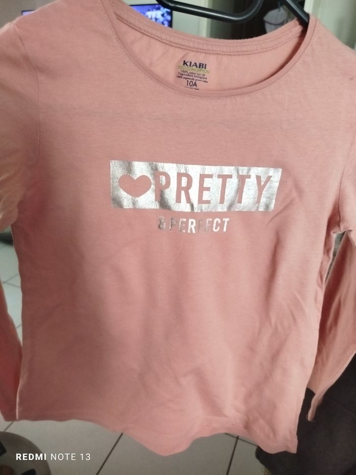 #kytie10ansfille. Tee shirt manches courtes taille 10 ans - photo numéro 2