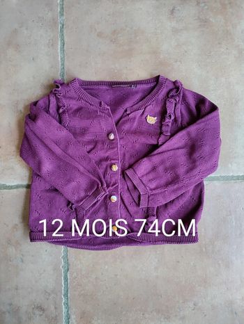 Gilet 12 mois 74cm