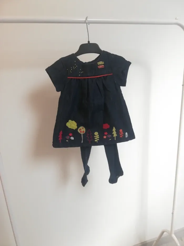 Robe et collant Orchestra 6 mois 67cm