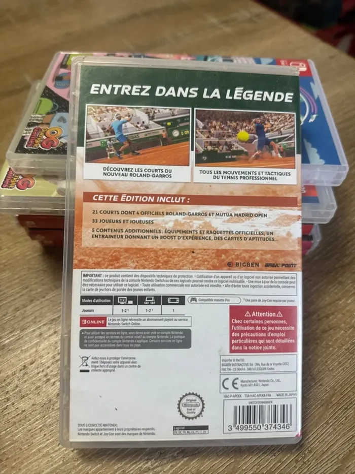 Switch tennis - photo numéro 2