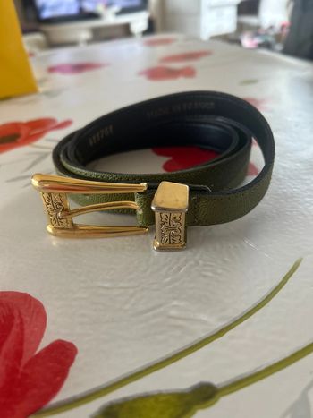 Ceinture en croûte de cuir