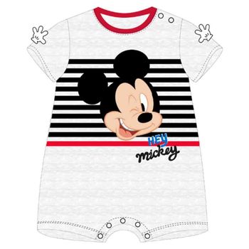 Combishort Mickey gris 3 mois