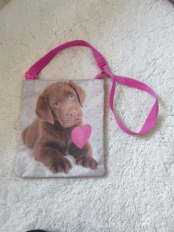 Sac bandoulière avec chien 