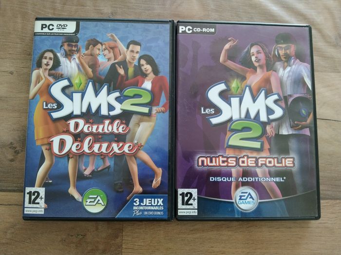 Lot de 2 jeux Les sims 2 - photo numéro 1