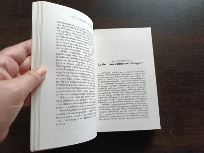Livre L' INTELLIGENCE EST DANS LE PRE - photo numéro 4