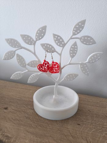 Boucles d'oreilles impression 3D 