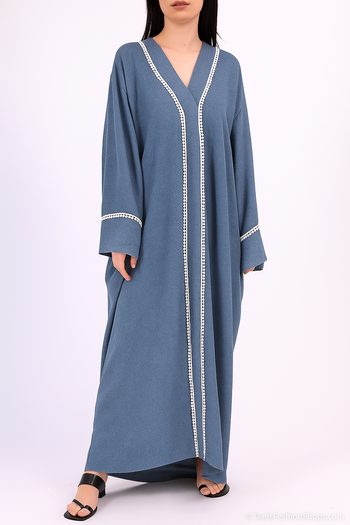 Abaya en jazz, Robe longue fluide et légère