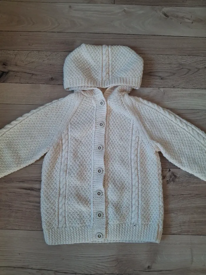 Gilet beige 5/7 ans