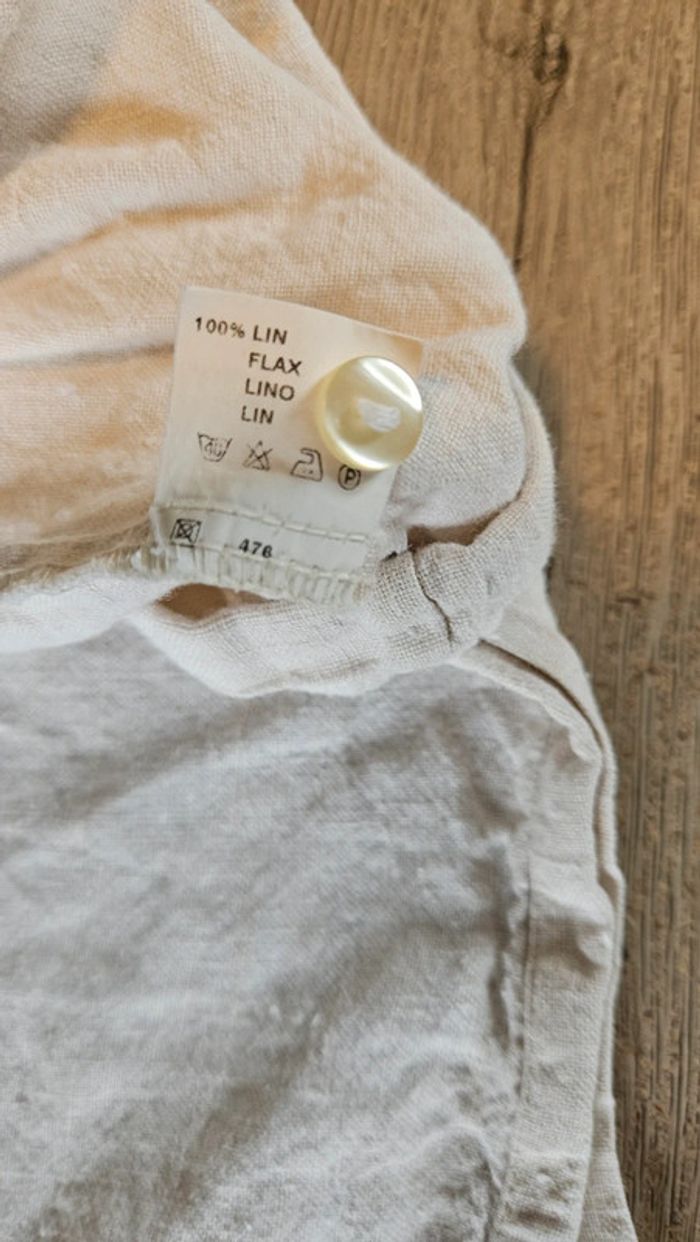 Robe courte beige sans manche, Cacharel, 12 ans - photo numéro 7