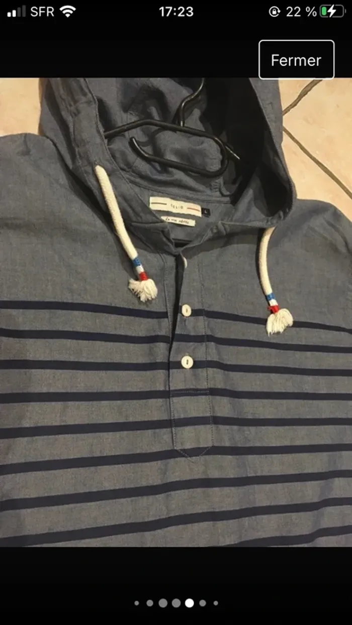 Superbe Marinière homme en L excellent état de la boutique Celio - photo numéro 8