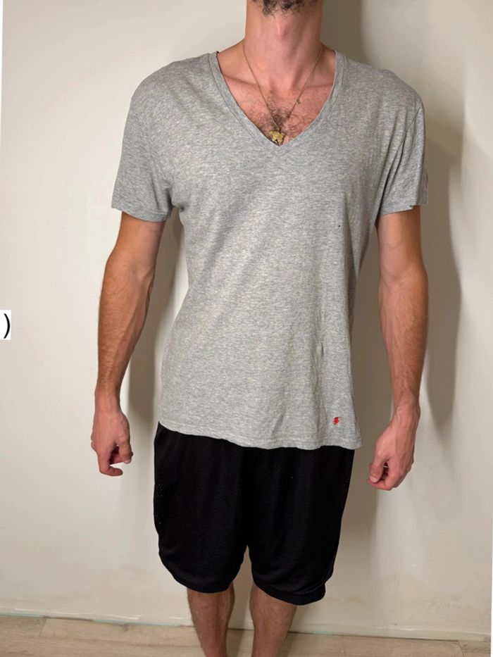 Polo Ralph Lauren homme Taille M Gris