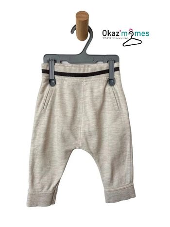 Pantalon jogpant beige clair/crème - Kiabi 6 mois