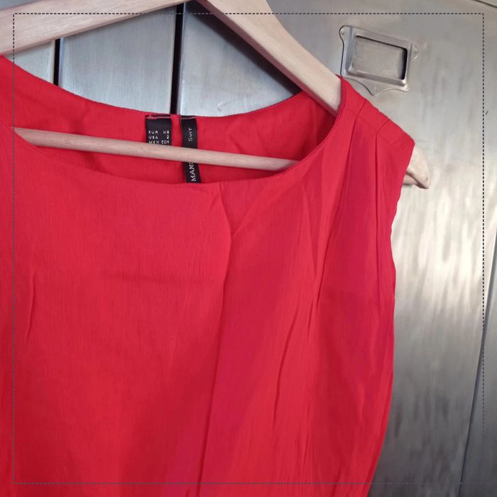 Robe Mango orange/rouge taille XS bon état - photo numéro 2