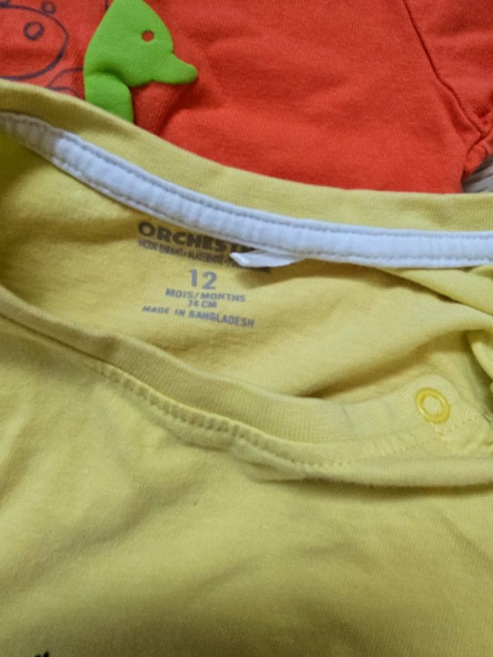 Lot 7 t shirt 12 mois - photo numéro 4