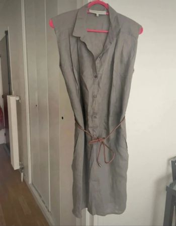 Robe en lin et ceinture Gérard Darel