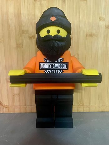 Porte-Papier Toilette Style Lego Harley Davidson – Déco Fun & Originale Salle de Bain
