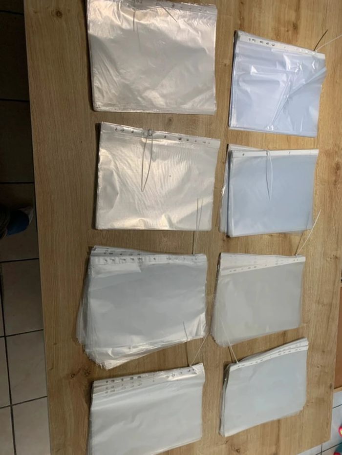 Lot 400 feuilles transparentes