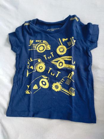 T-shirt voiture 92 cm