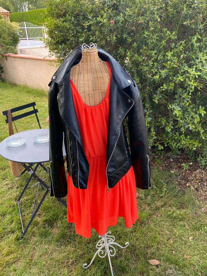 Robe chic Vera & Lucy orange taille M - photo numéro 17
