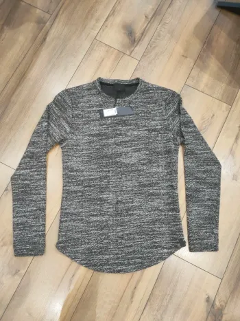 Pull homme fin M Uniplay noir