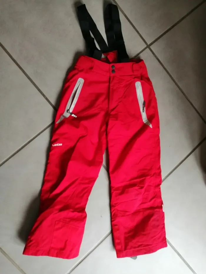 Pantalon ski rouge