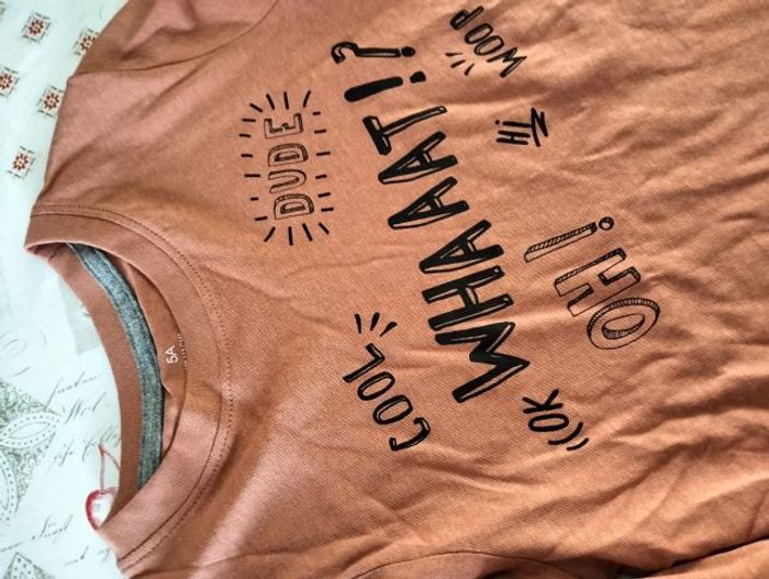 T-shirt manches longues kiabi (5 ans) 108-113 cm 100% coton - photo numéro 3