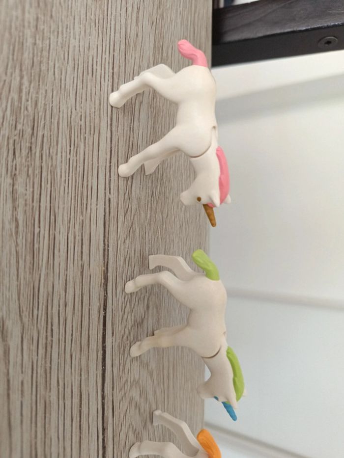Lot 3 petites licornes playmobil unicorn - photo numéro 3