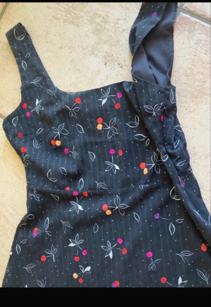 Robe patineuse noir motif cerise  pimkie - photo numéro 2
