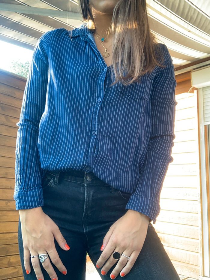 Chemise à rayures