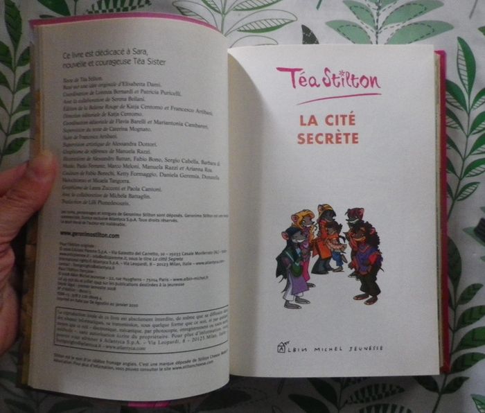 Téa Stilton n°3 La cité secrète Albin Michel Jeunesse - photo numéro 5
