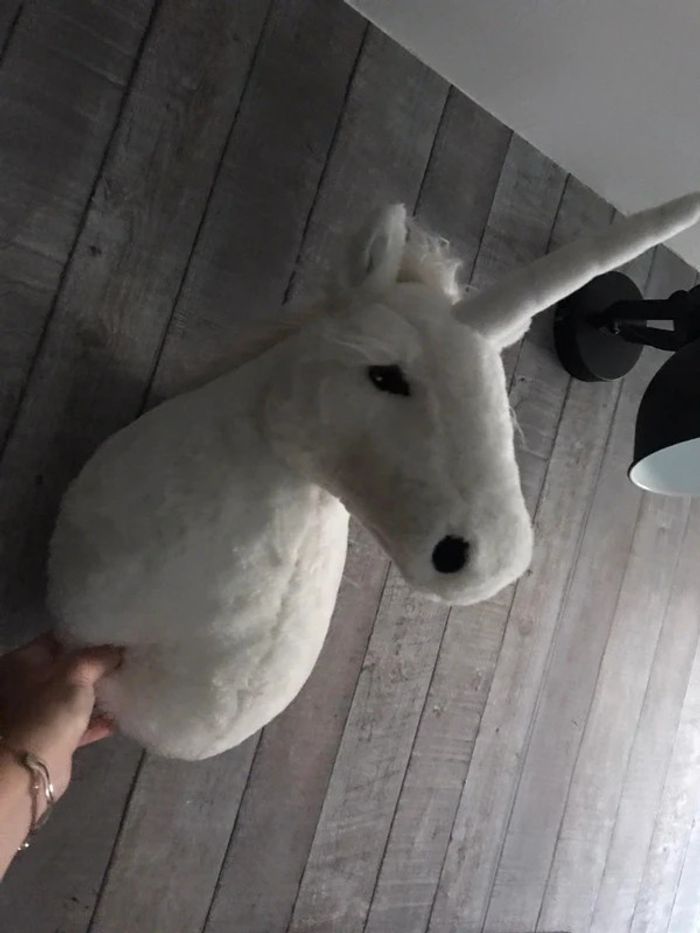 Grande tête de licorne murale - photo numéro 3