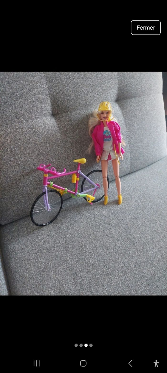 Barbie à vélo - photo numéro 2