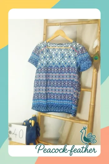 T-shirt breal bleu 40