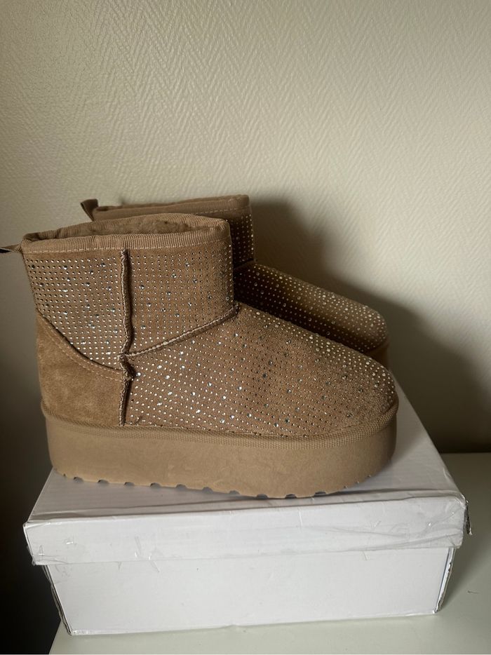 Bottes à strass - sand - photo numéro 3