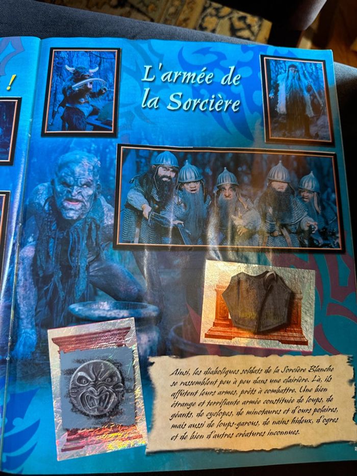 Album Panini complet ancien vintage Le Monde de Narnia Chapitre 1 Aslan stickers autocollants - photo numéro 8
