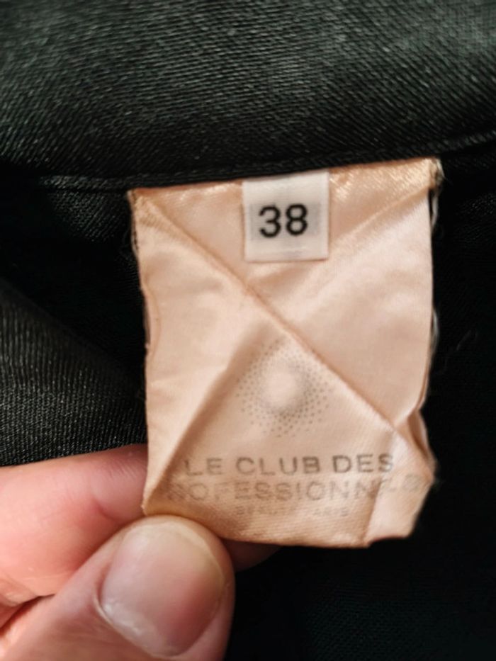 Blouse professionnelle esthéticienne noire - photo numéro 2