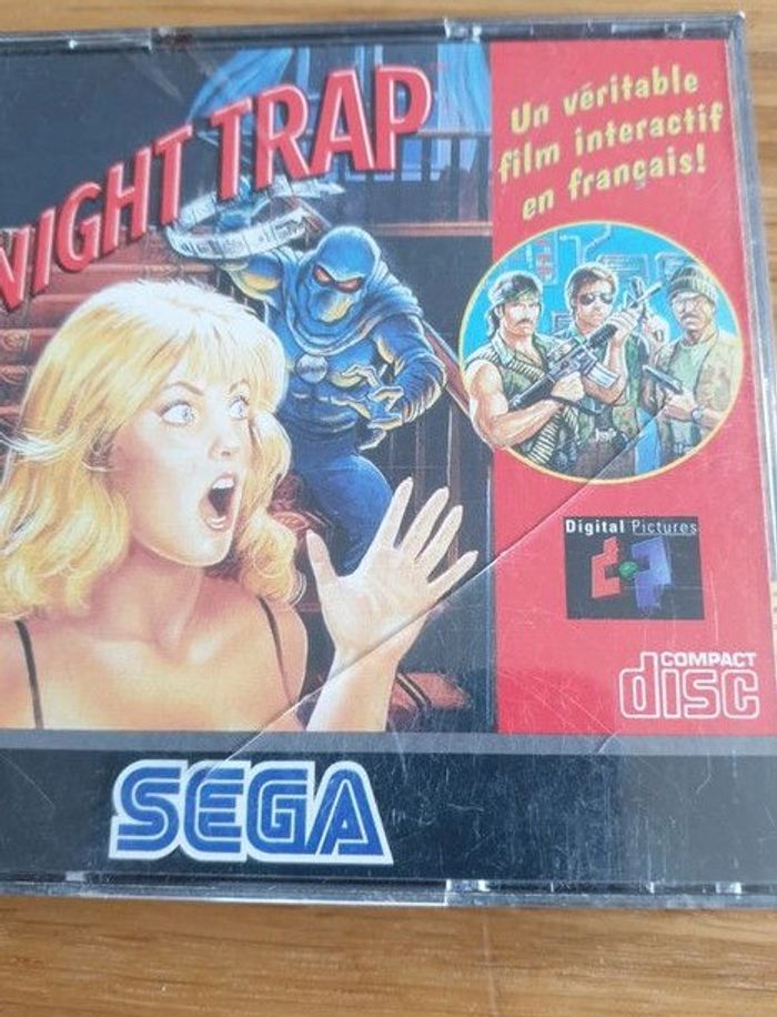 Jeu Sega Mega Cd Night Trap Mega-CD Complet notice version Fr - photo numéro 2