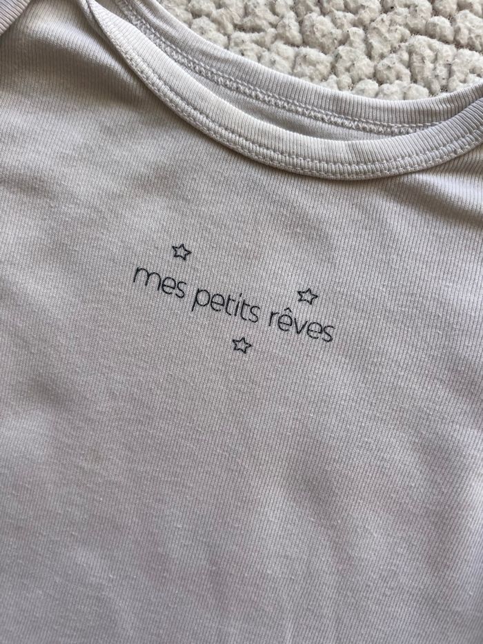 Lot de 2 bodies blancs taille 18 mois Kiabi - photo numéro 7